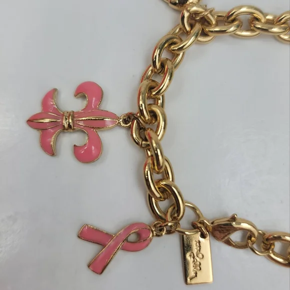 SOLD***Lilly Pulitzer Full Of Hope Charm Bracelet - Picture 3 of 12